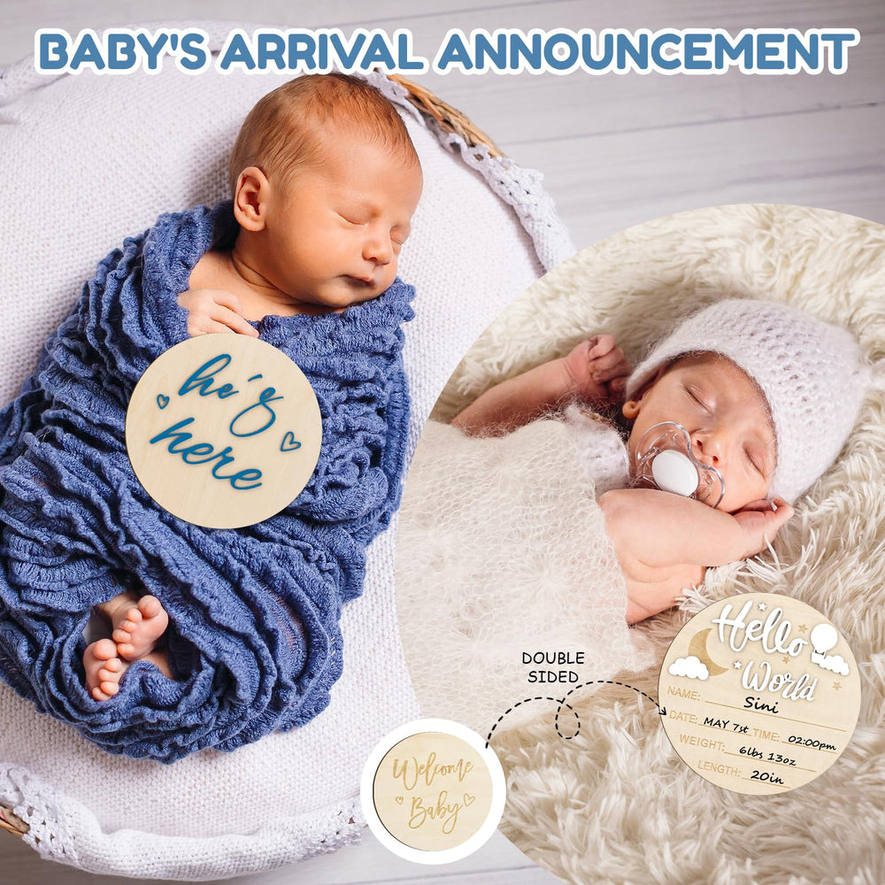 AINBIN Welcome Baby back engraving detail