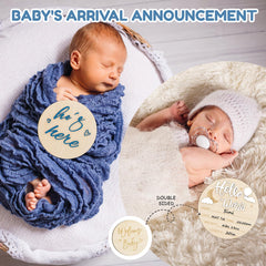 AINBIN Welcome Baby back engraving detail