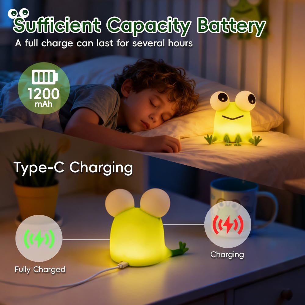 AINEEU night light with timer helps save energy after bedtime.