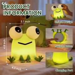 AINEEU silicone squishy night light offers a soft touch and durability.