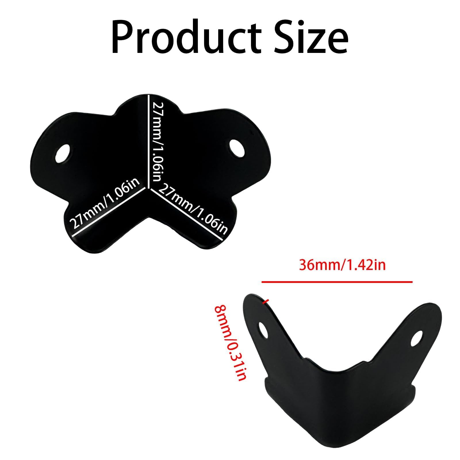 AINiveiya iron edge guard on furniture with matte black finish.