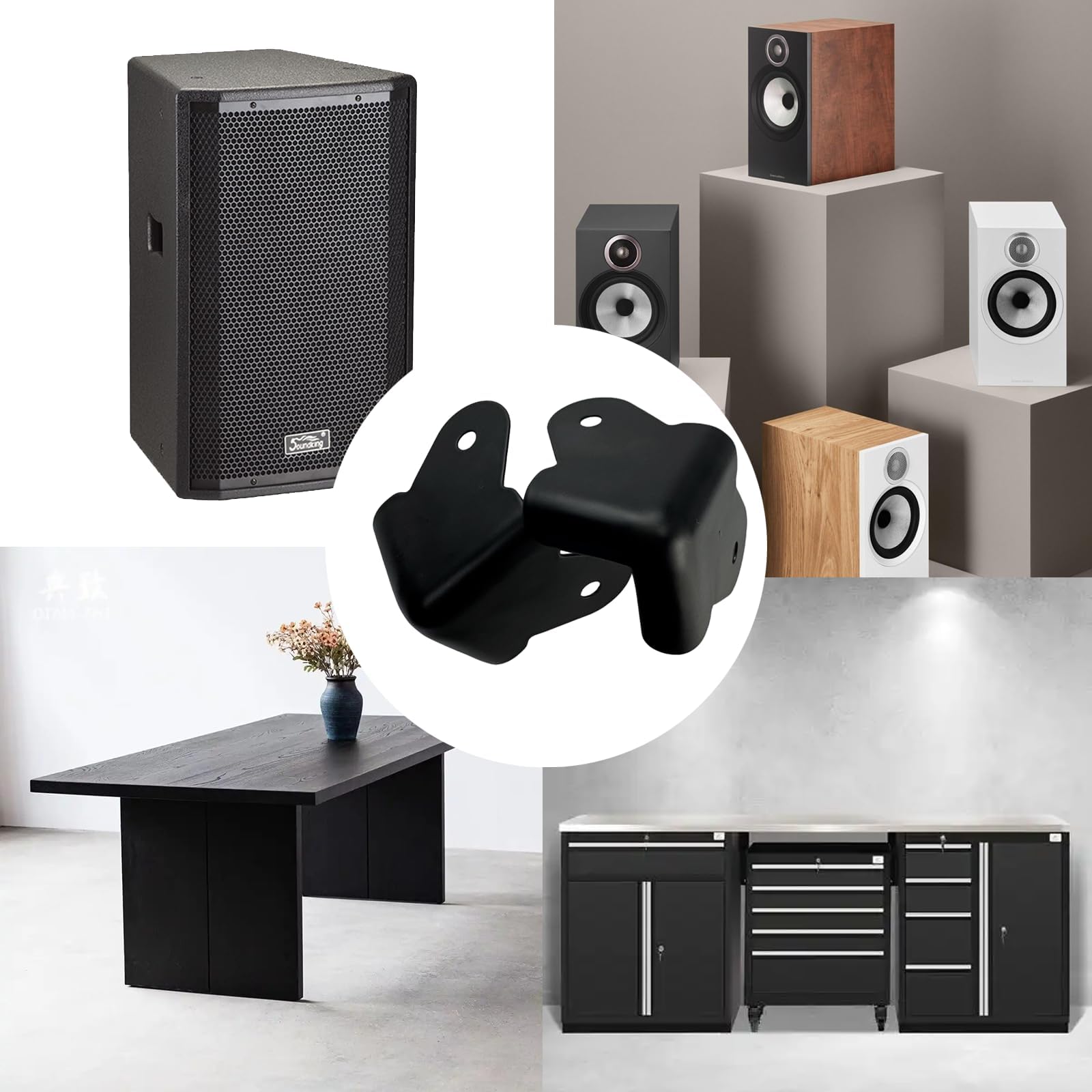Ainiveiya universal 27mm corner fit protects varied boxes and cabinets.