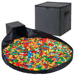 AINIYNM toy storage box 13inch with handles for organized play and quick cleanup