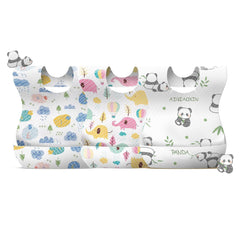 AiQiaoXin baby disposable bibs with soft skin-friendly top layer for comfy meals.