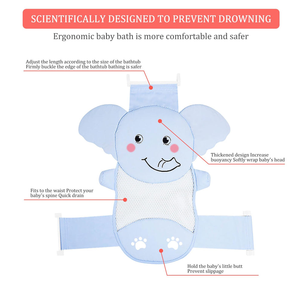 AIR&TREE Bath Seat Net supports up to 10 kg for early infancy baths