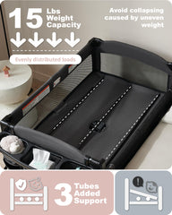 AirClub 4-in-1 bassinet transitions to changing table and playable space.