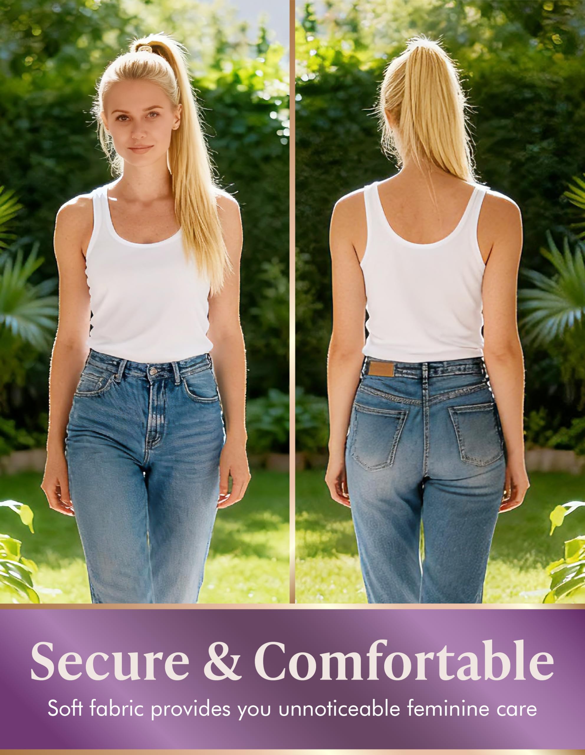 AIRCUTE 3-pack packaging highlights reusable underwear alternative to disposables.