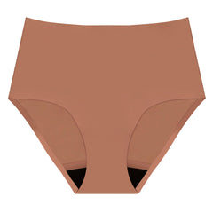 AIRCUTE Absorbent Underwear Warm Sand front view showing discreet protection for light leaks