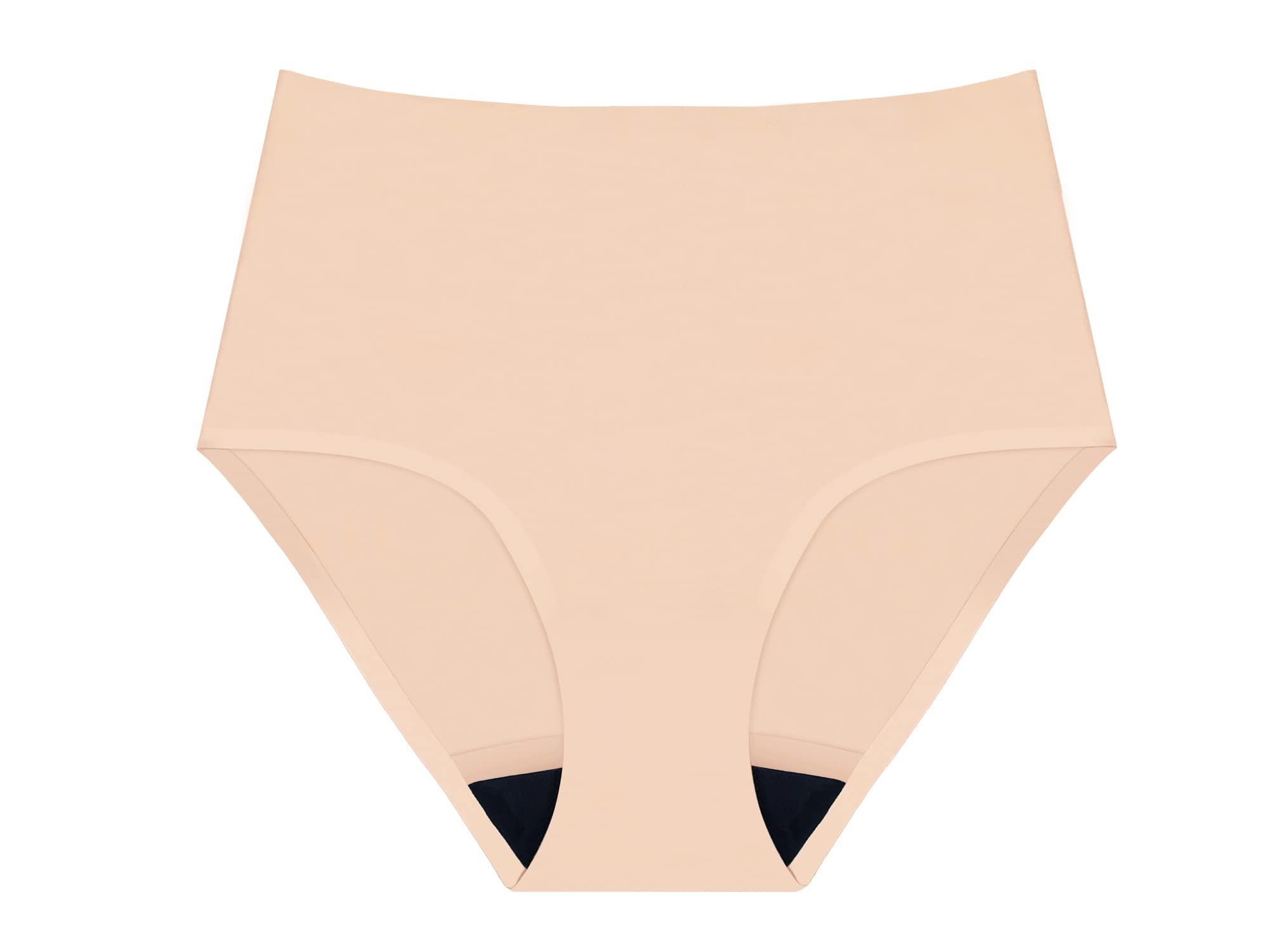 AIRCUTE absorbent underwear beige 3XL on model showing discreet silhouette