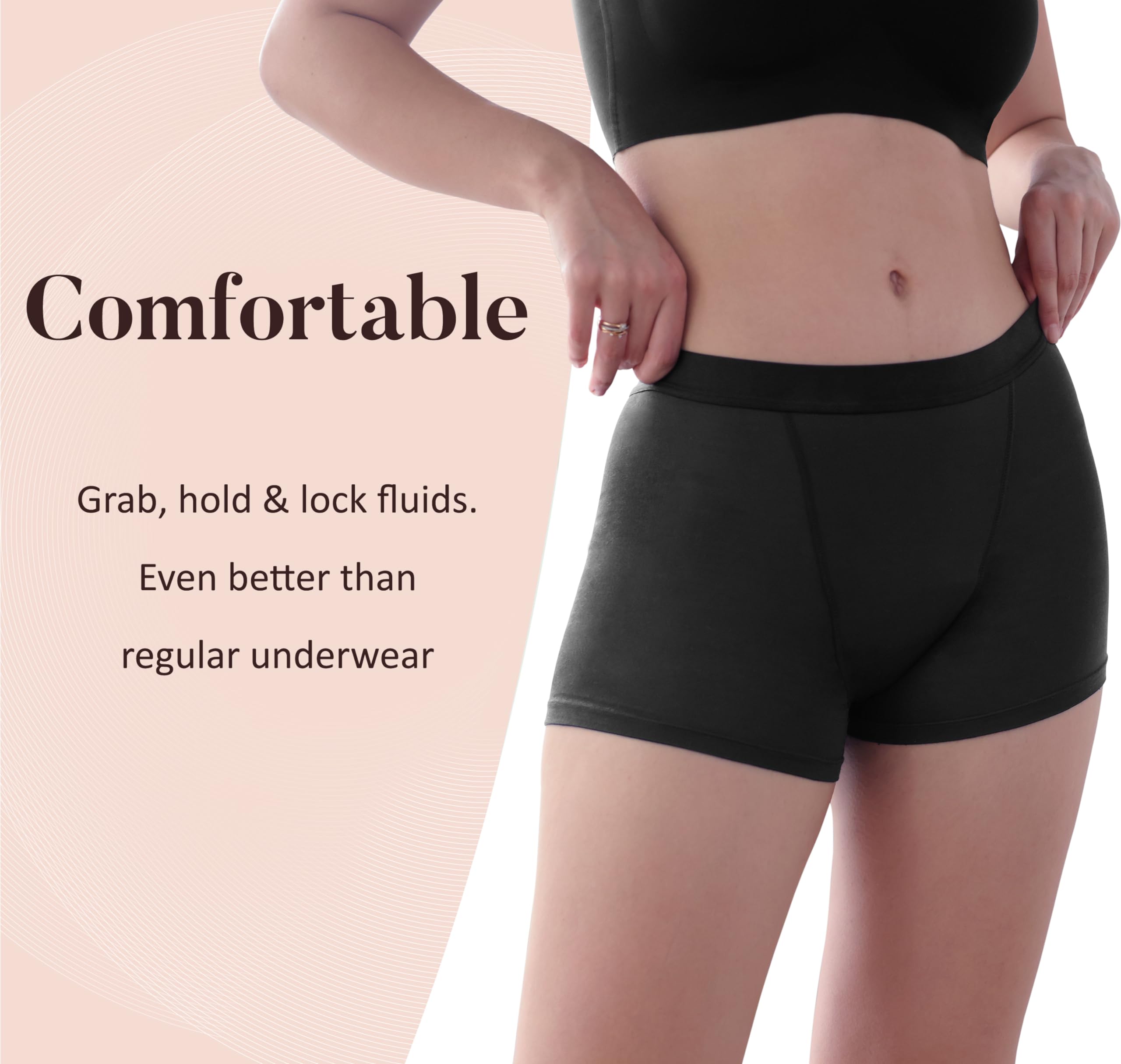 AIRCUTE bamboo rayon fabric feels silky and breathable against skin.