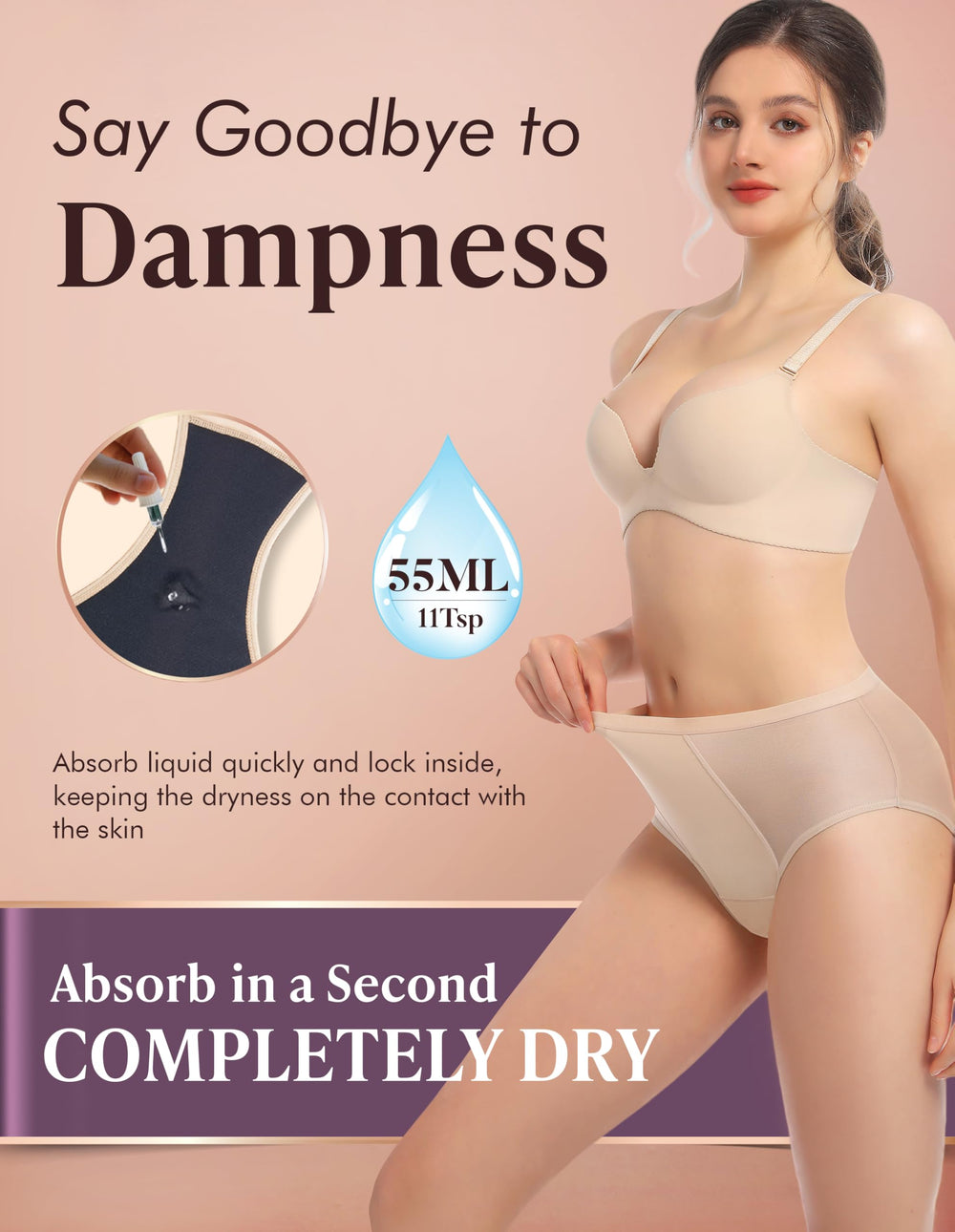 AIRCUTE beige XL pack showing everyday wear and discreet fit.