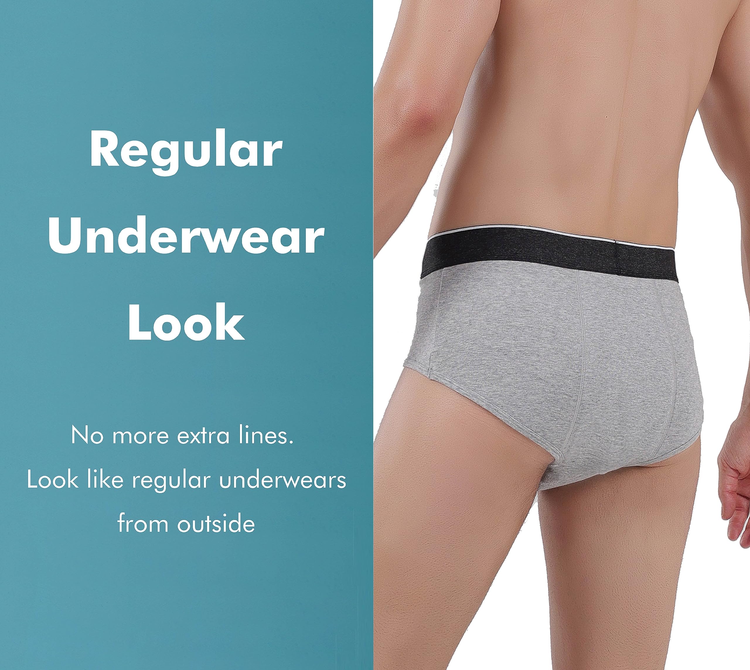 AIRCUTE breathable cotton feel close-up suggests a dry, comfortable touch.