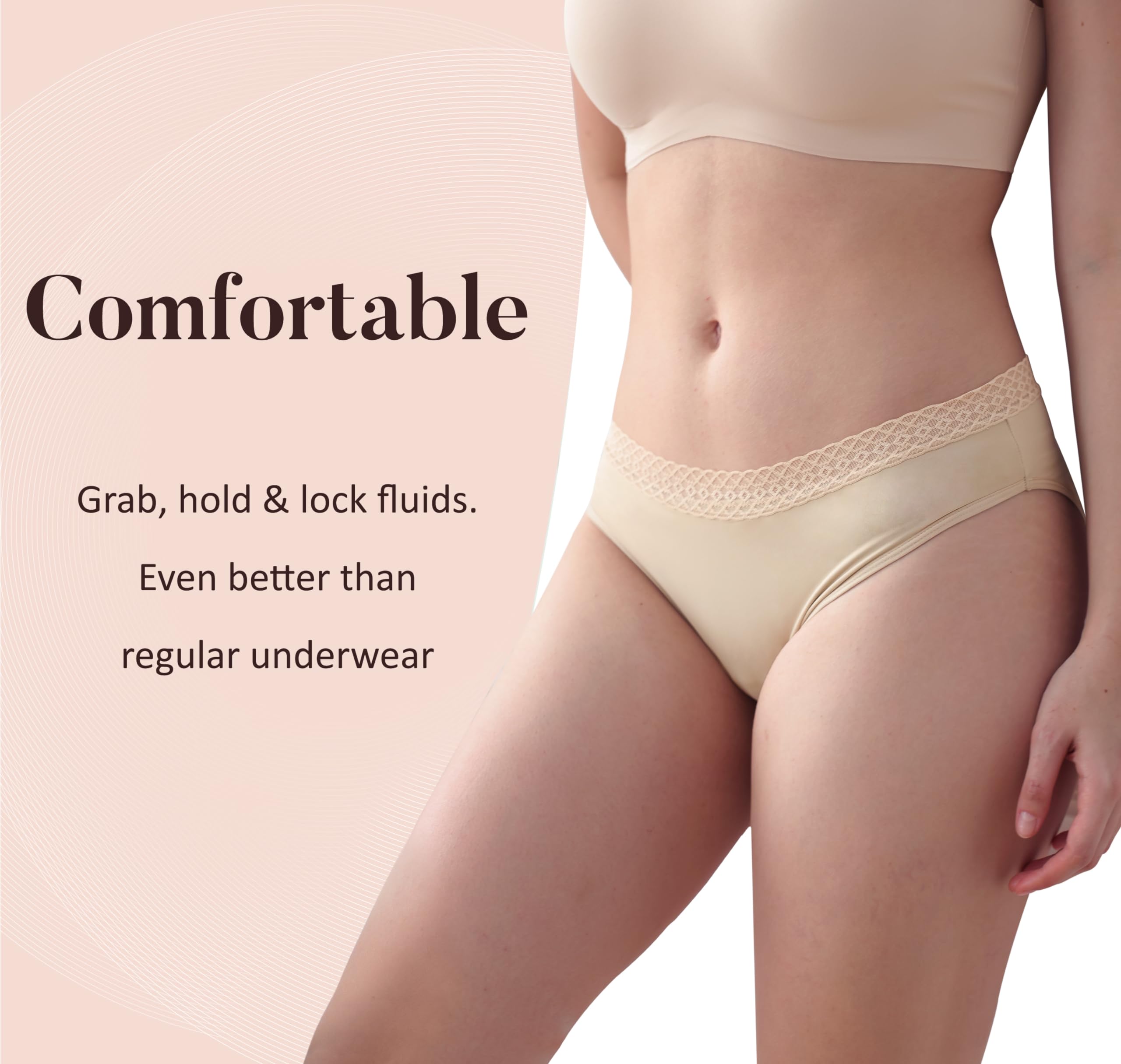 AIRCUTE breathable layers visualize moisture barrier for all-day dryness.
