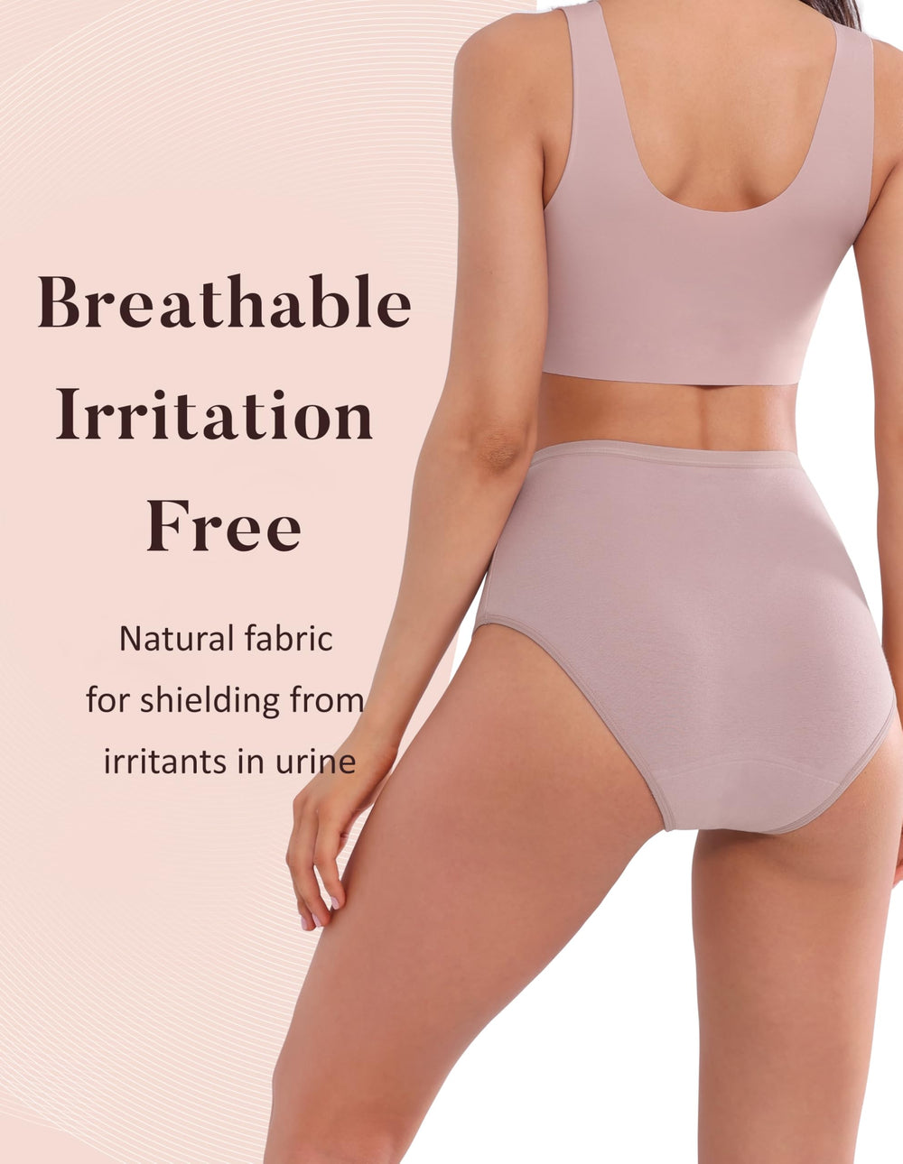 AIRCUTE breathable fabric closeup for all-day comfort.