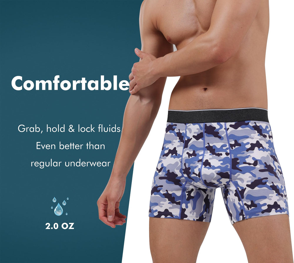 AIRCUTE comfortable dry underwear, soft cotton blend, rear view.