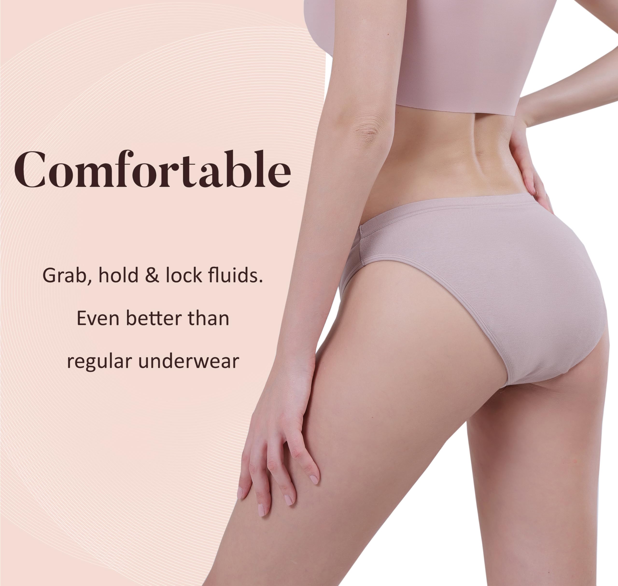 AIRCUTE dry-skin-contact technology underwear keeps skin dry