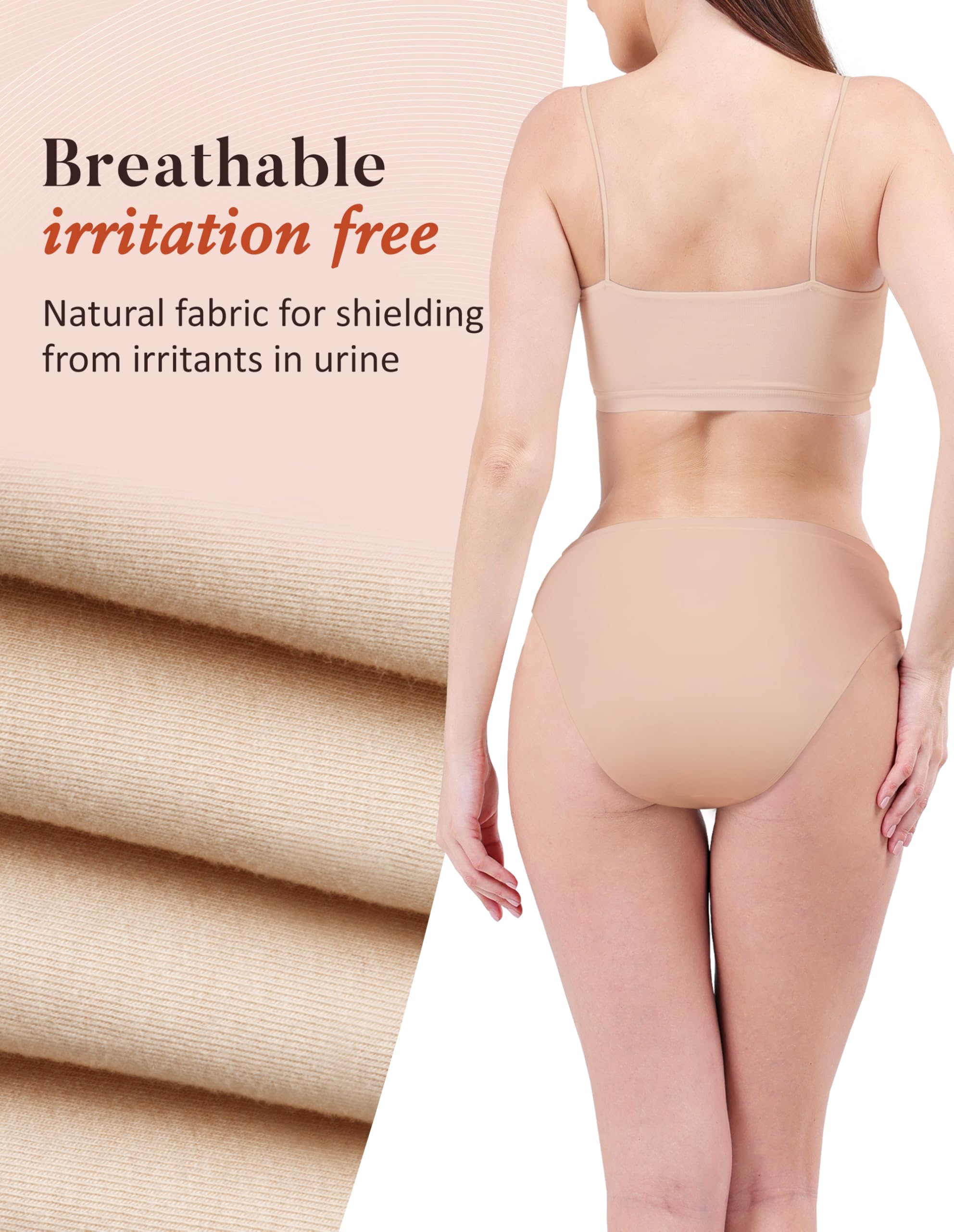 AIRCUTE machine-washable underwear designed for easy reuse.