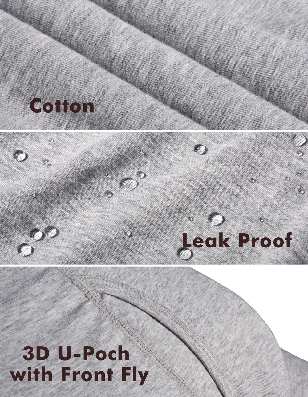 AIRCUTE machine-washable underwear built to endure many washes.