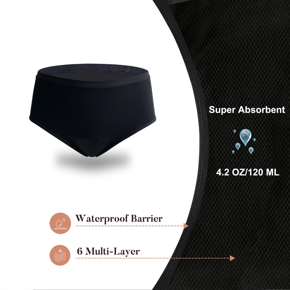 AIRCUTE mid-rise cotton fabric briefs offering breathable comfort and reliable protection