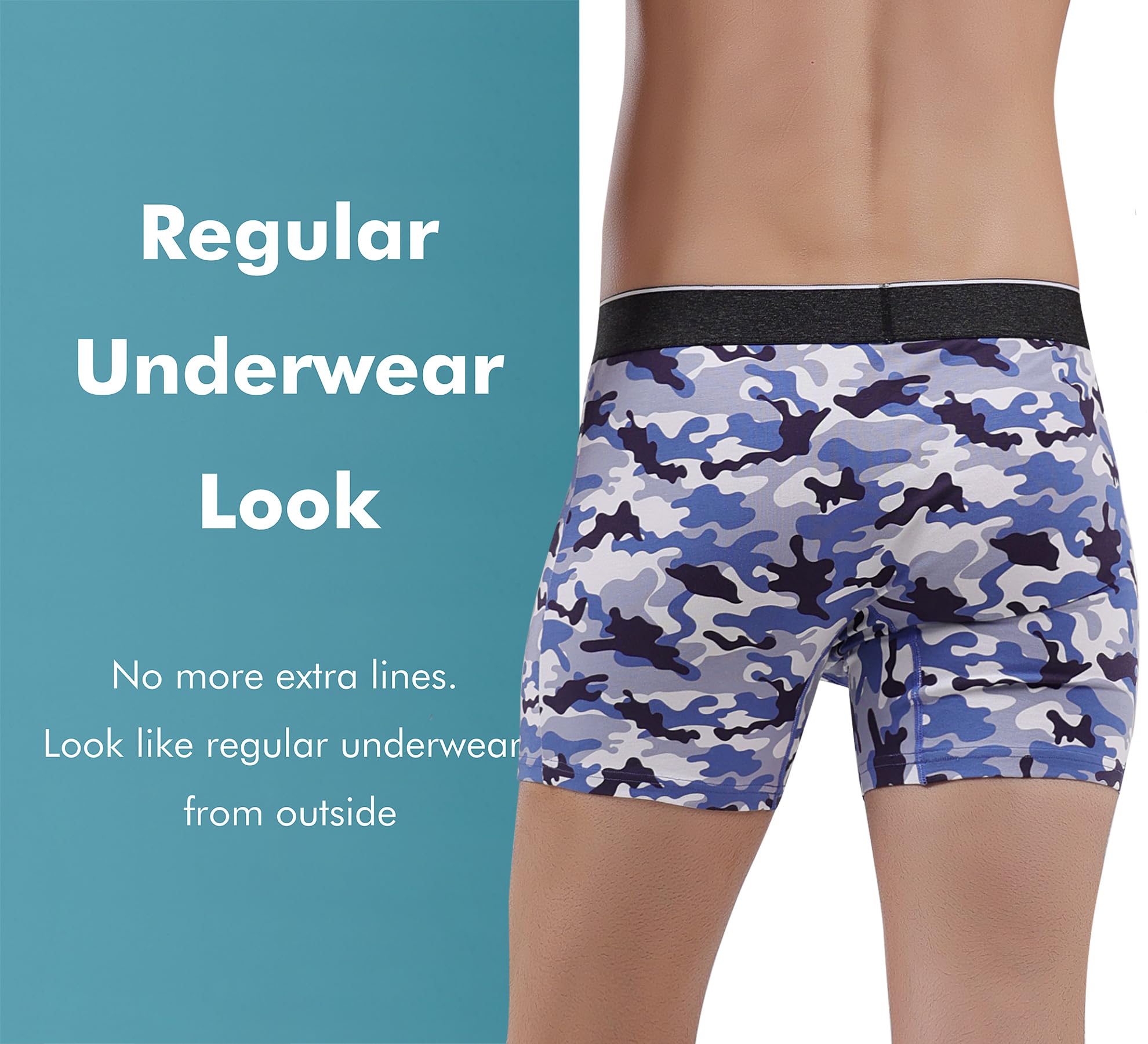 AIRCUTE moisture-wicking odor-resistant briefs worn all day for dryness.