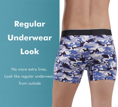 AIRCUTE moisture-wicking odor-resistant briefs worn all day for dryness.