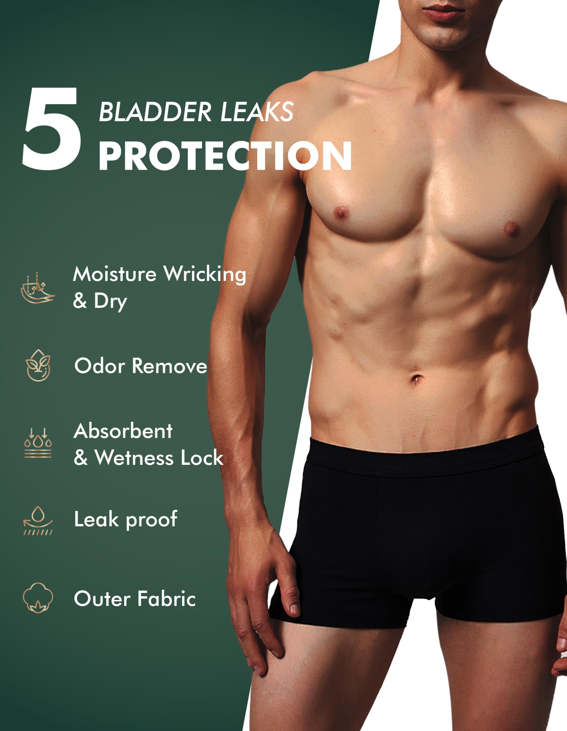 AIRCUTE odor-control layer helps maintain freshness all day.