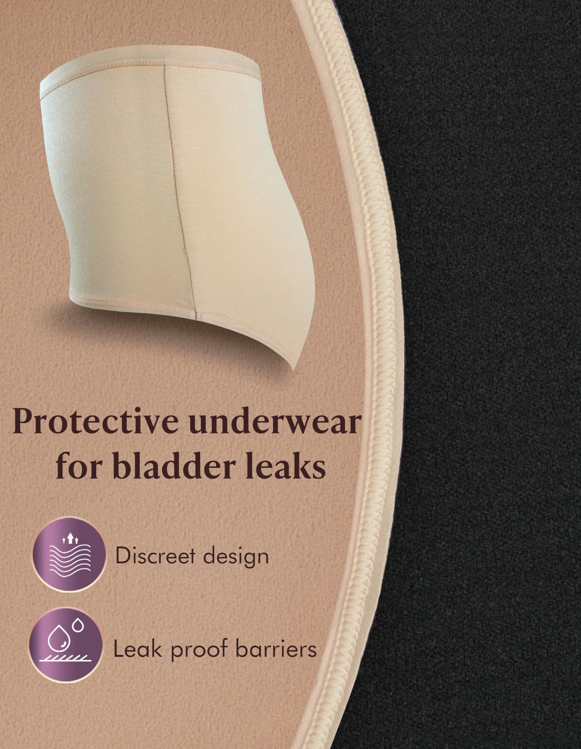 AIRCUTE odor-control natural fabric layer neutralizes odors over time.