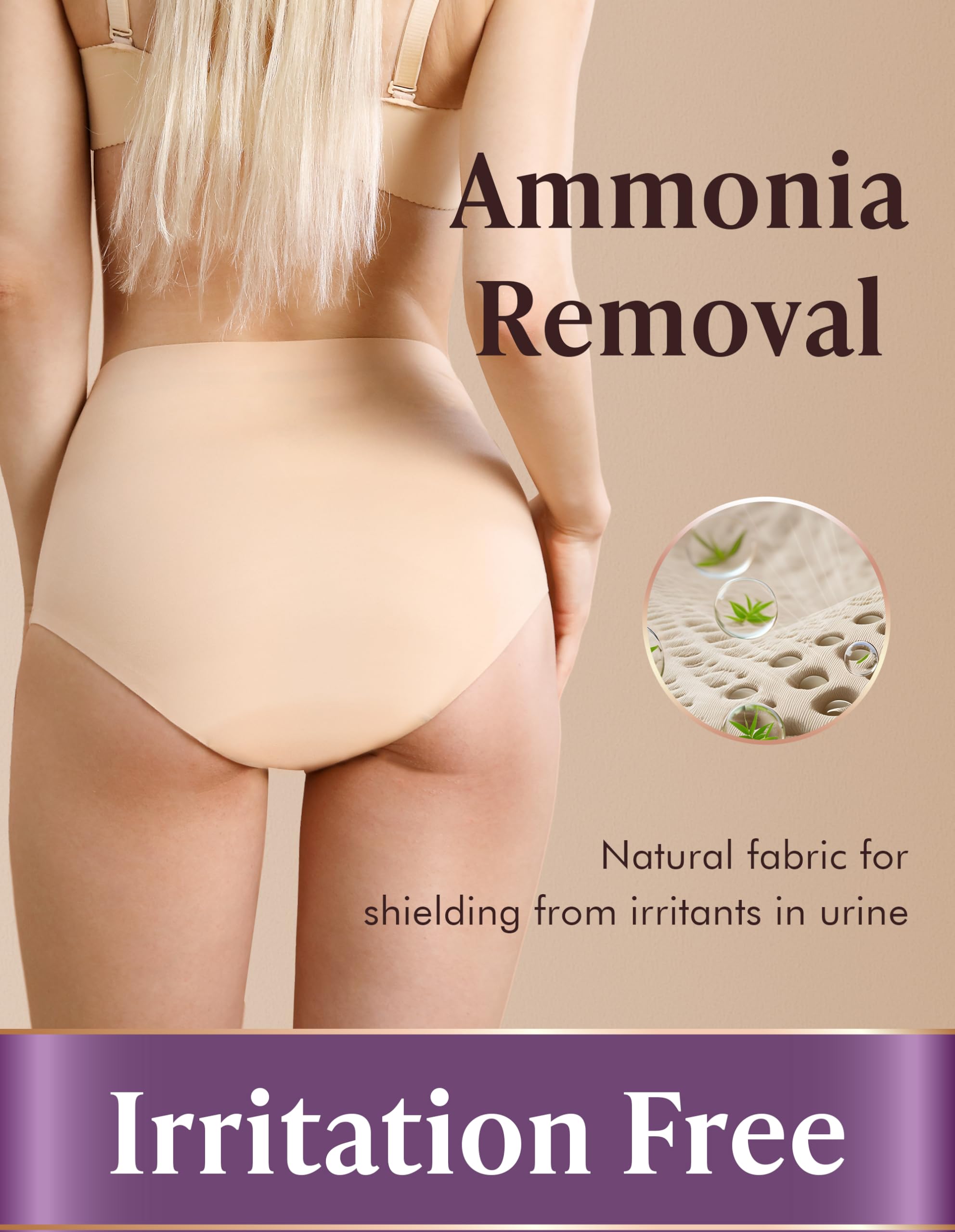 AIRCUTE odor-neutralization layer helps you stay fresh throughout the day.