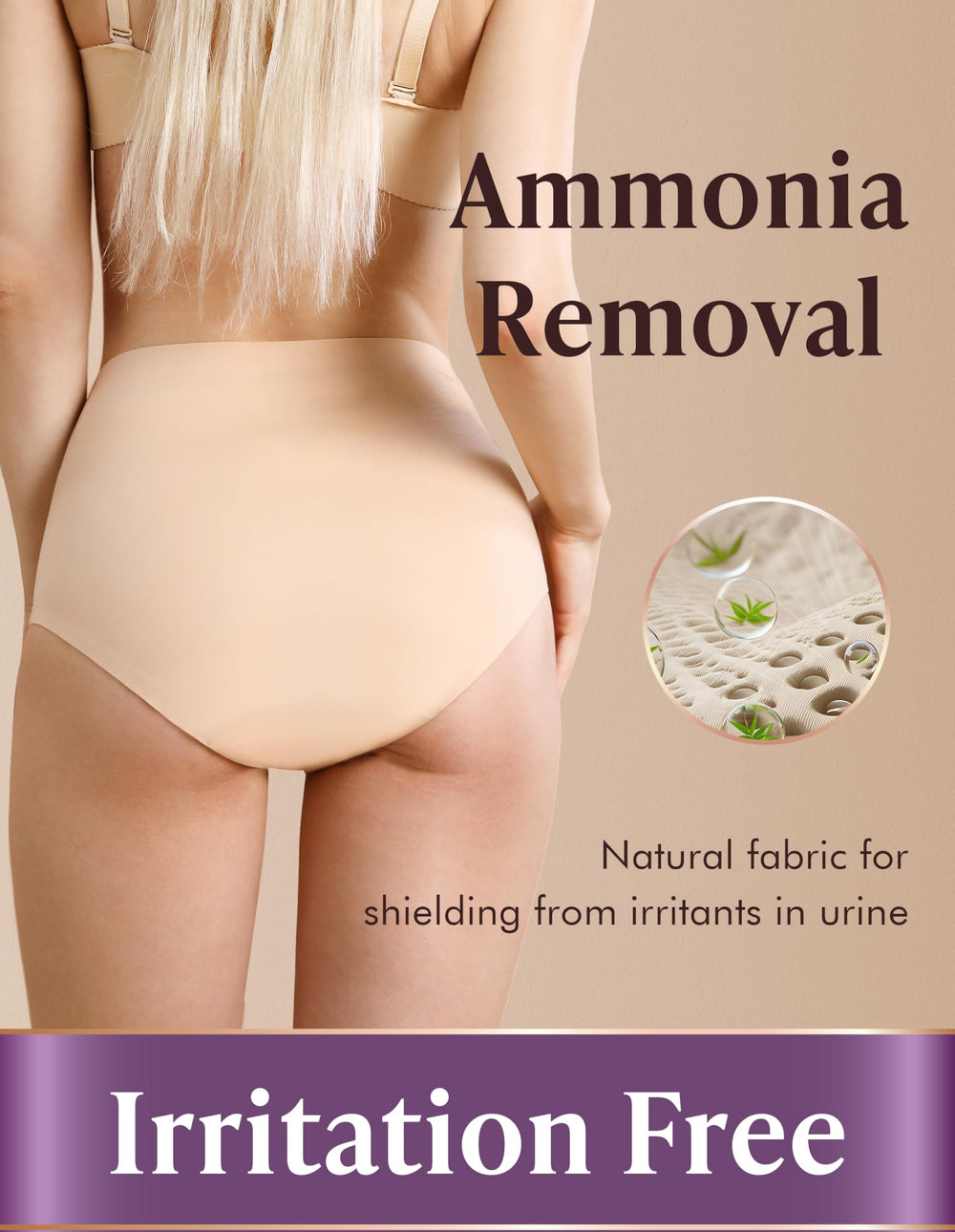 Odor-neutralization layer helps keep you fresh after wear.