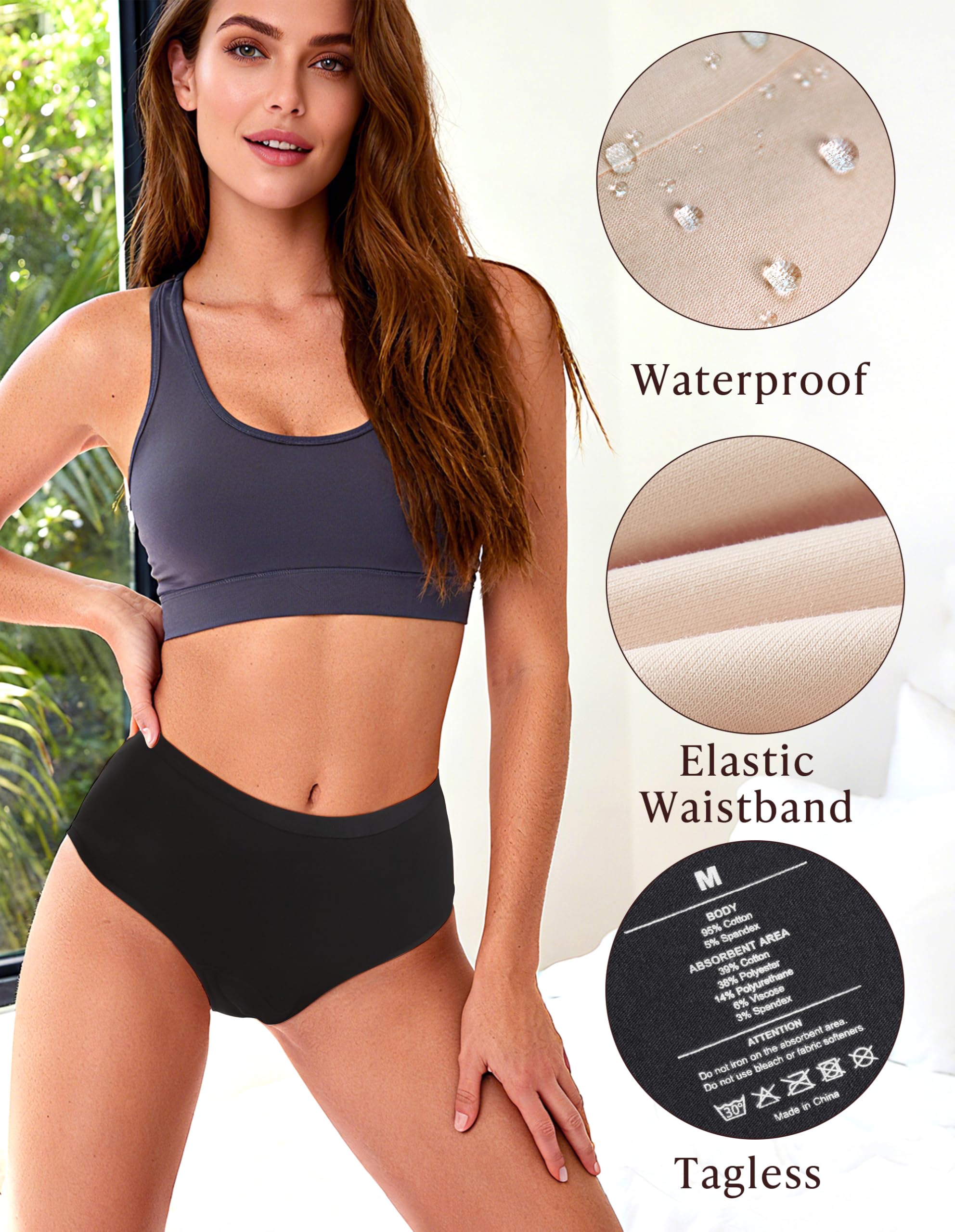 AIRCUTE postpartum use context shows protective, comfortable underwear for special times.