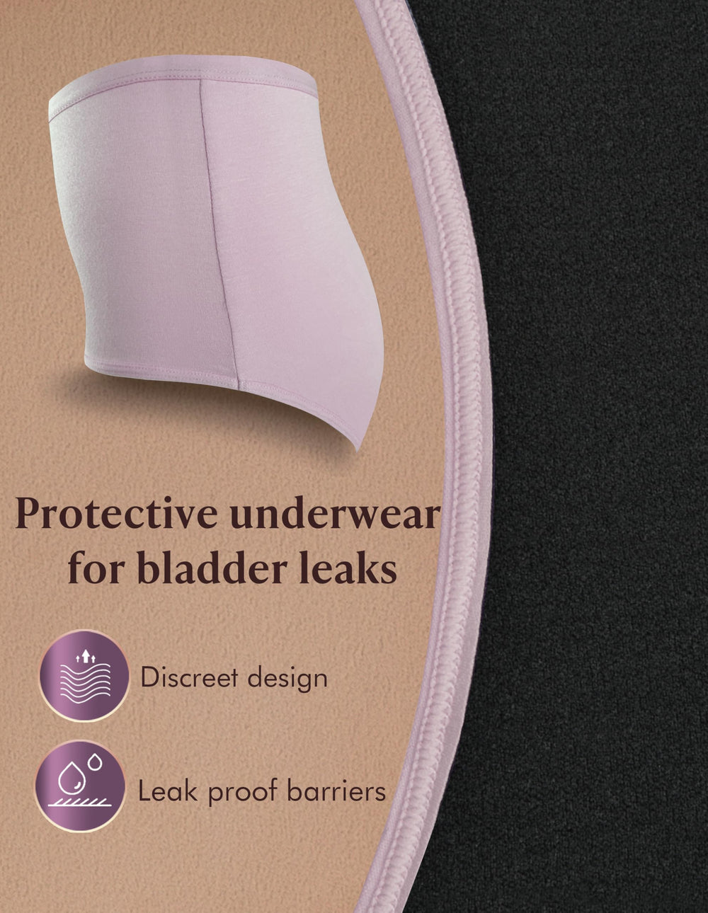 AIRCUTE regular-looking underwear design feels ultra light and comfortable.