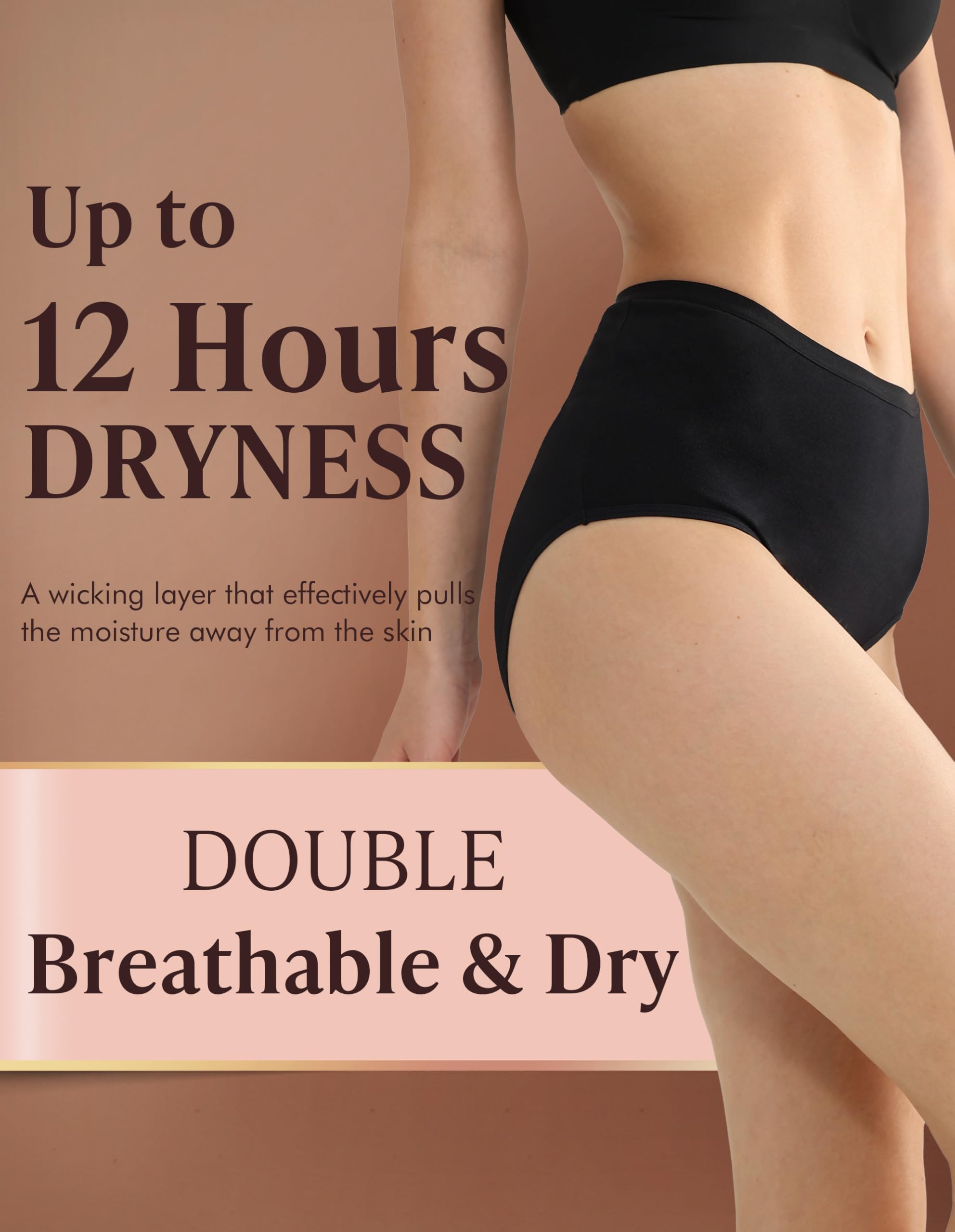 AIRCUTE Skin Touch Layer 2.0 diagram highlighting drier skin feel day and night.
