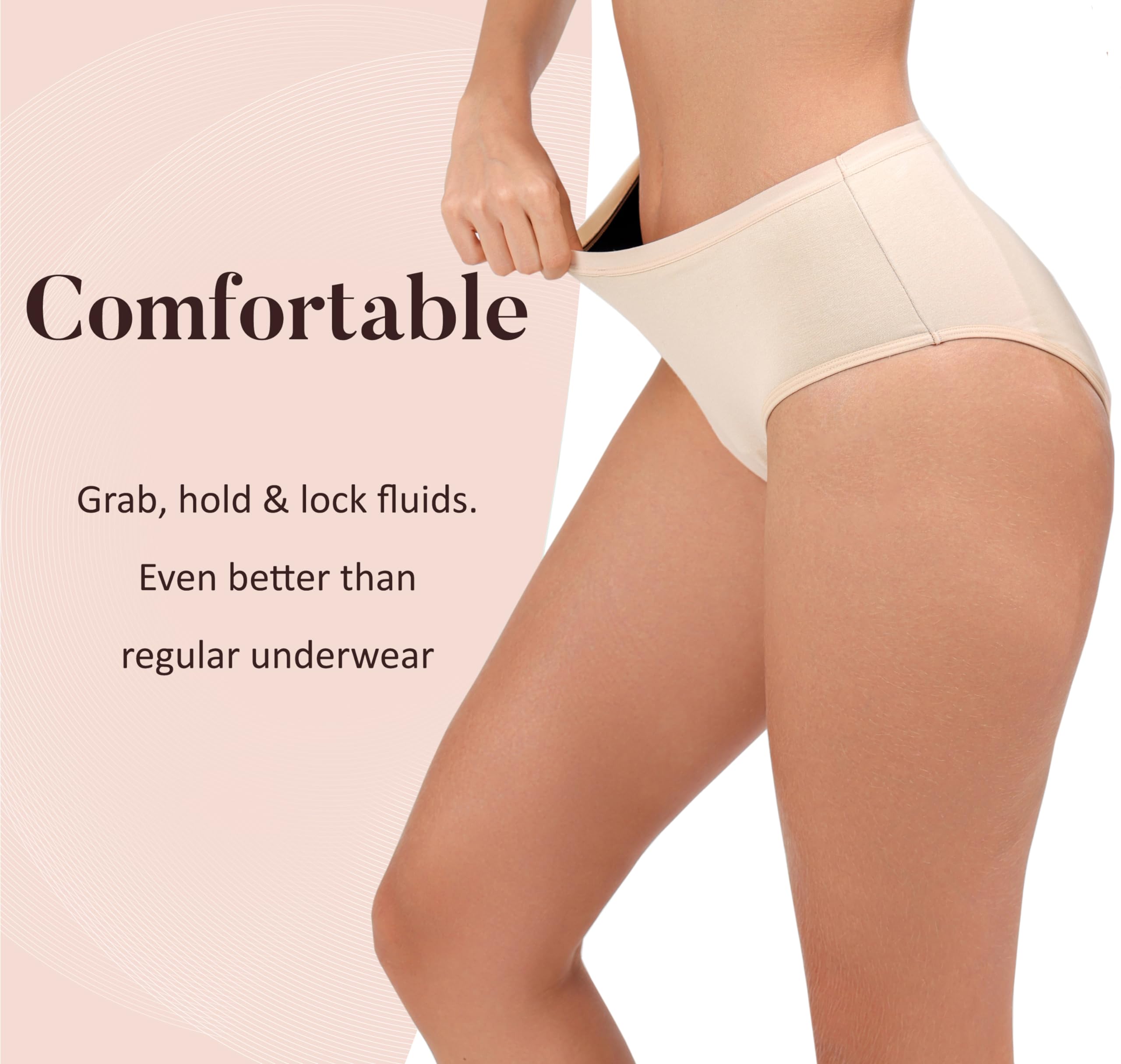 AIRCUTE soft cotton brief with comfortable fit and no visible lines