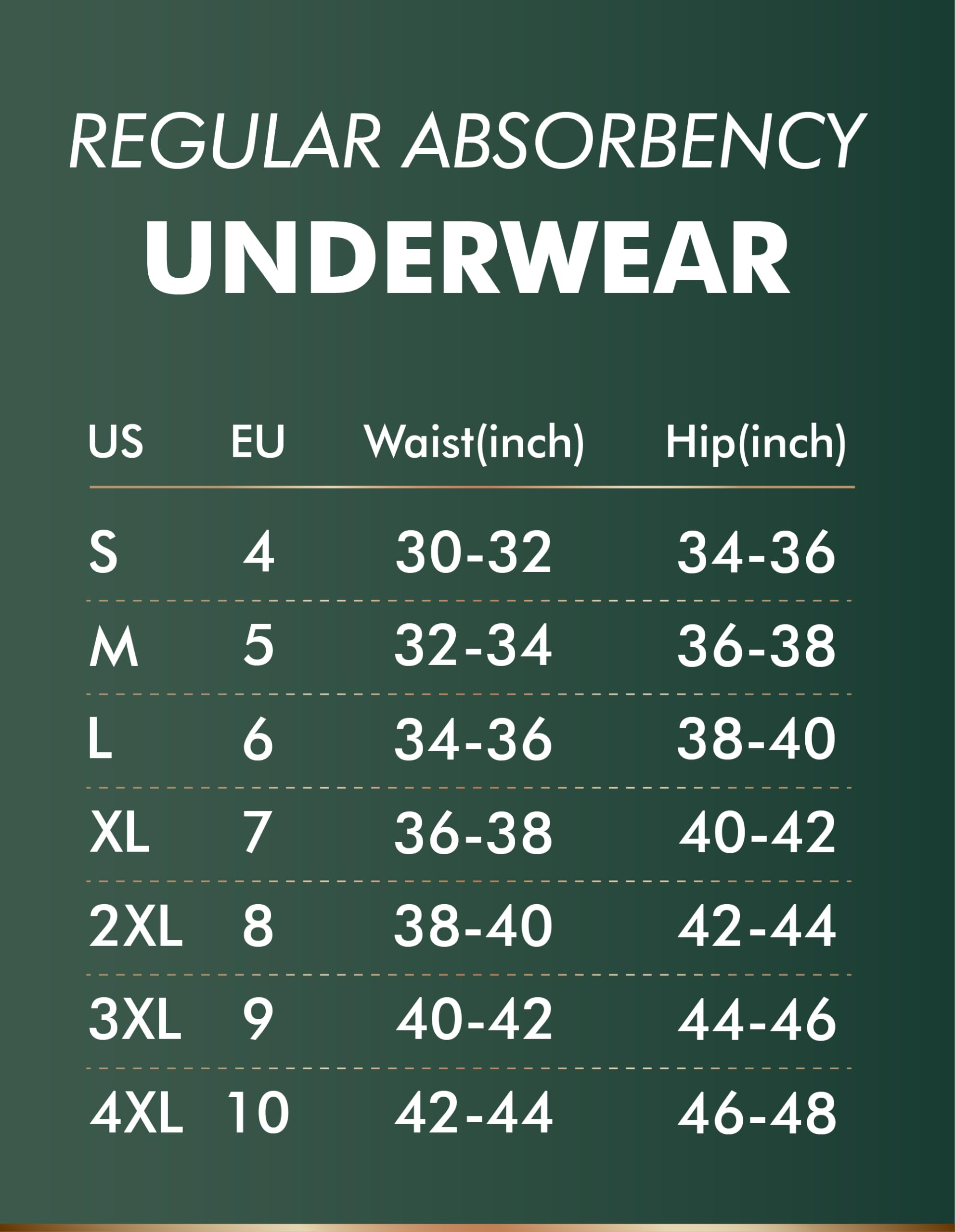 AIRCUTE washable boxer briefs are reusable for long-lasting wear.