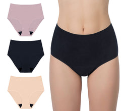 AIRCUTE washable underwear pack front view for discreet daily wear and mild leakage protection.
