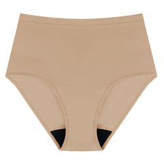 AIRCUTE Sandy color washable underwear shown for discreet daily protection.