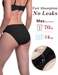 AIRCUTE beige leak-proof underwear offering comfortable protection for ongoing leakage.