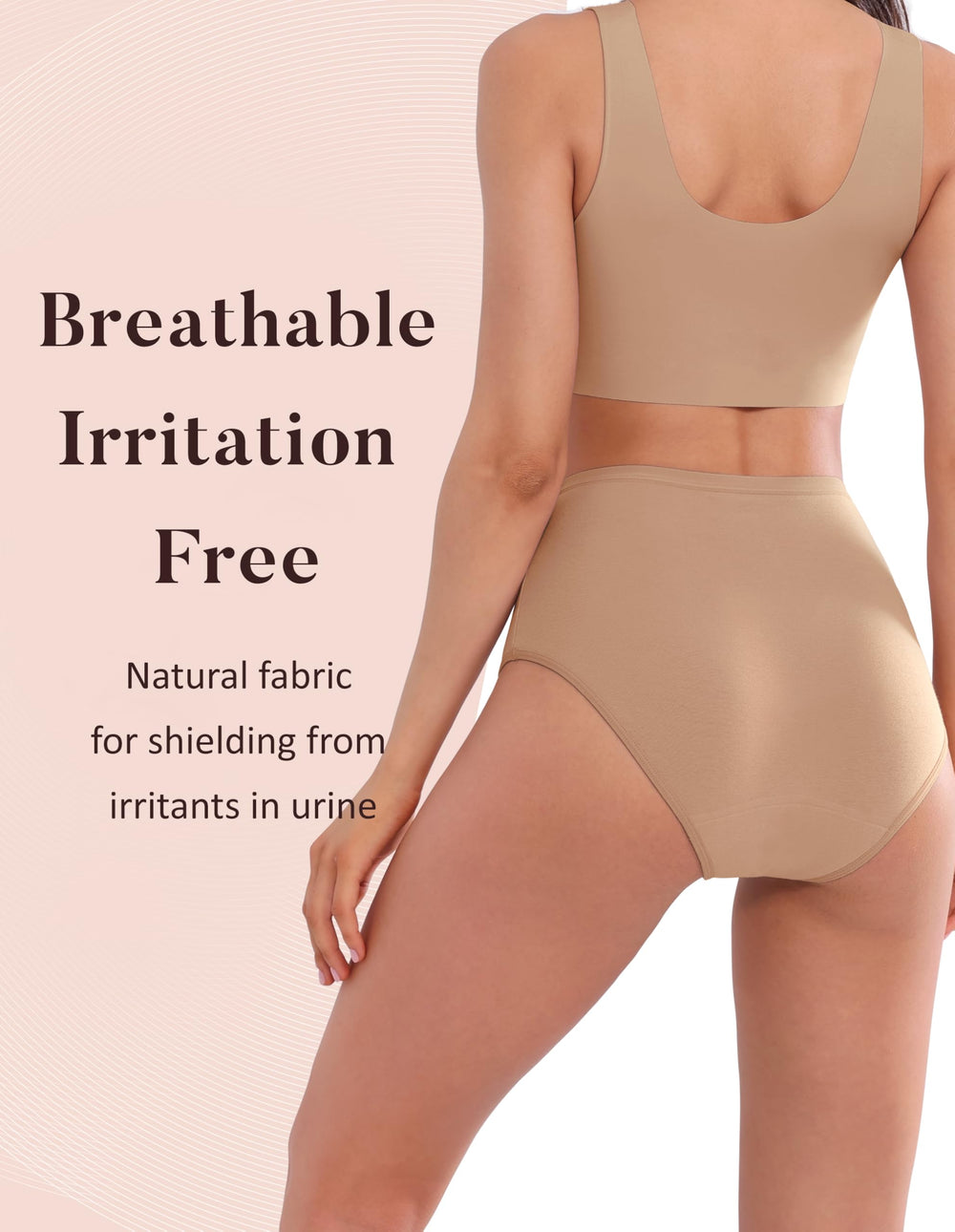 AIRCUTE reusable underwear packaging and care-ready design