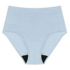 AIRCUTE baby blue washable underwear, front view for daily comfortable protection.