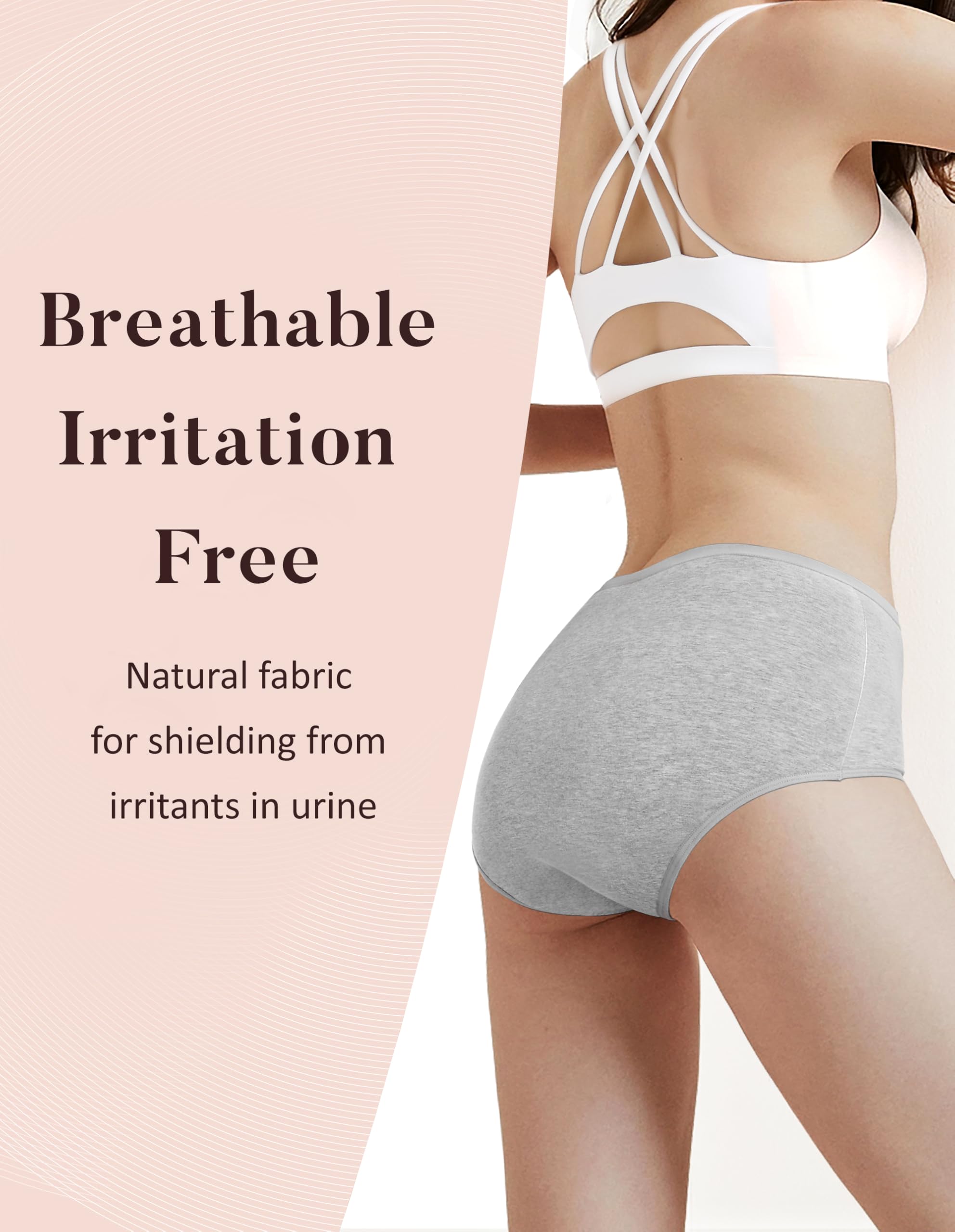 AIRCUTE odor-control fabric, keeps freshness for all-day wear.