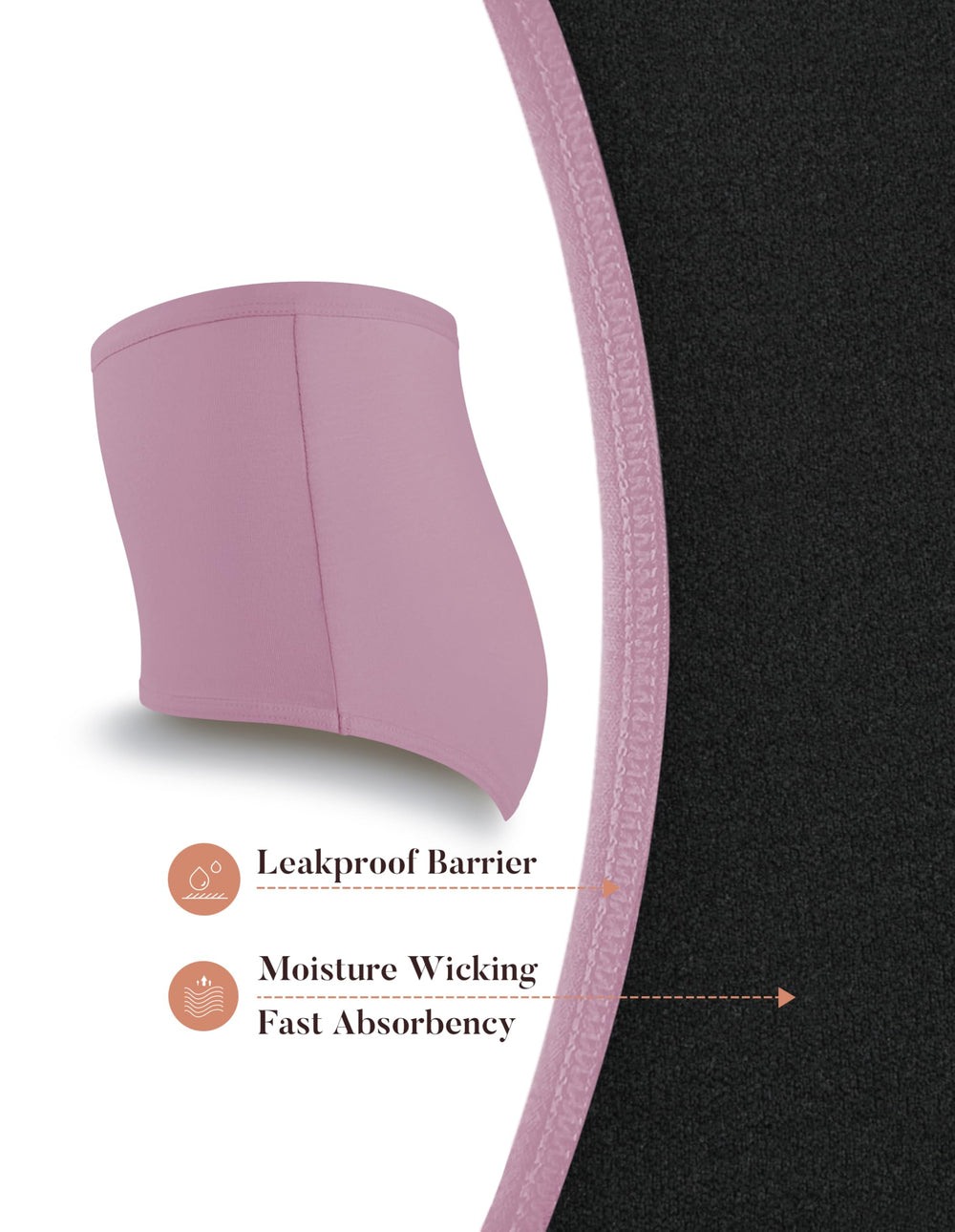 AIRCUTE lilac fabric with odor control for all day freshness