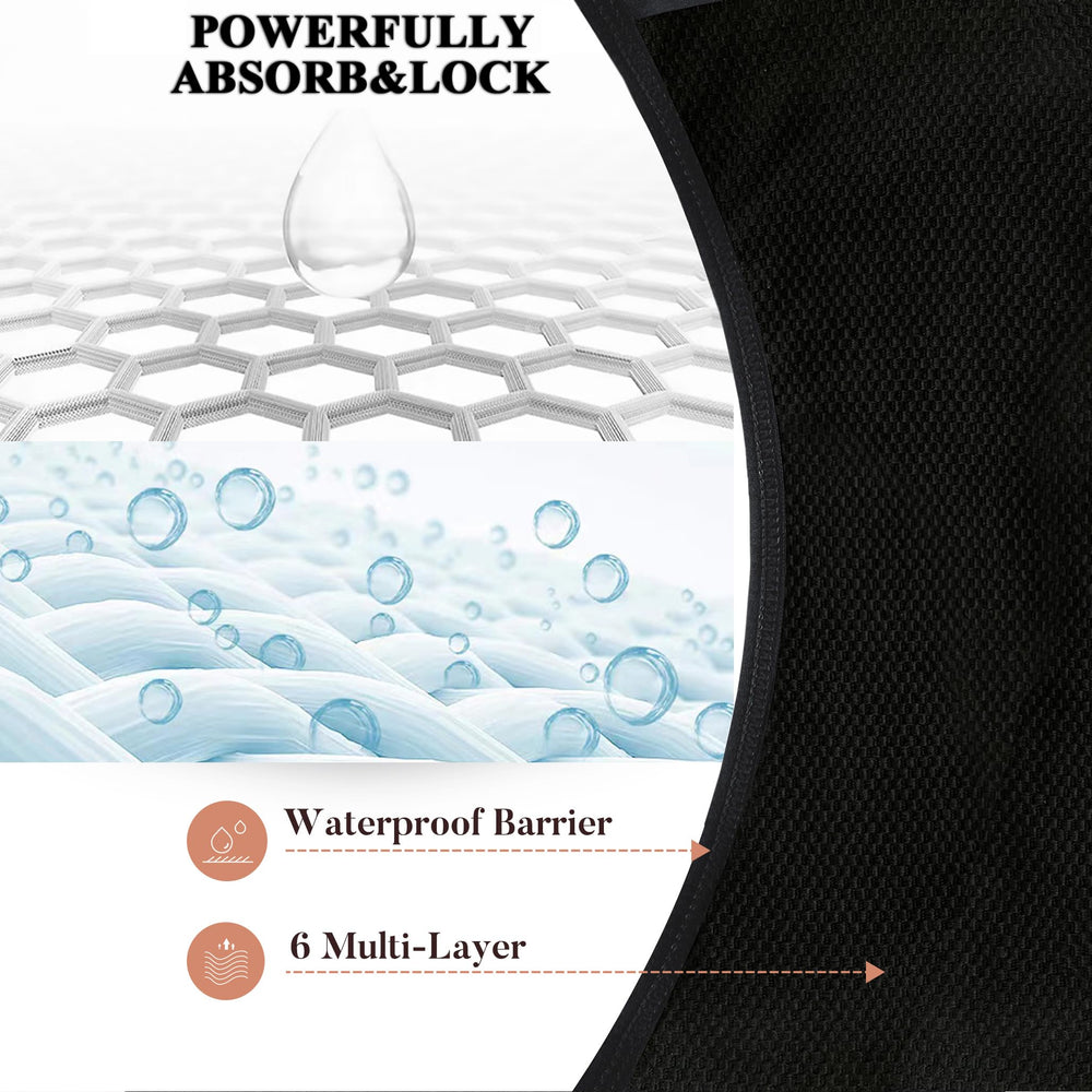 AIRCUTE lavender blush packaging image for reusable underwear.
