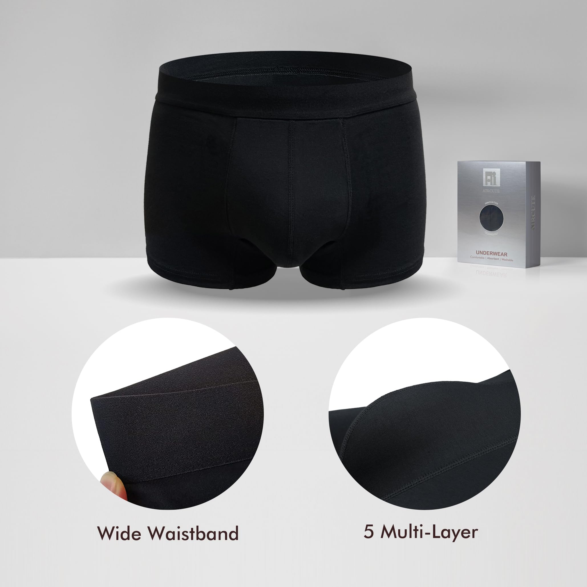AIRCUTE machine-washable design supports reuse with minimal hassle.