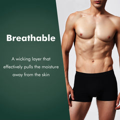 AIRCUTE moisture-wicking layer keeps skin dry and comfortable all day.