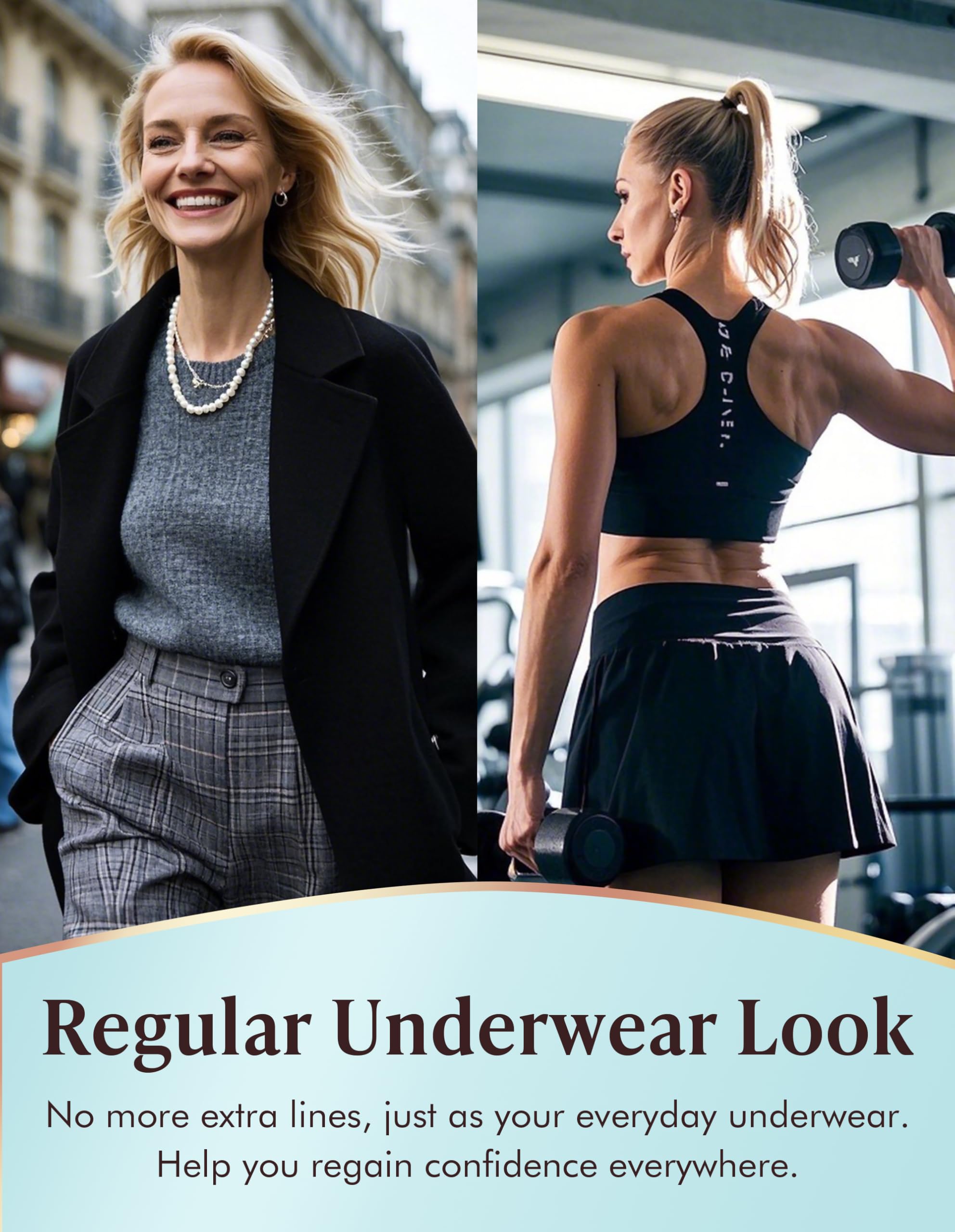 AIRCUTE 3x-large wear-side edge view for active day protection.