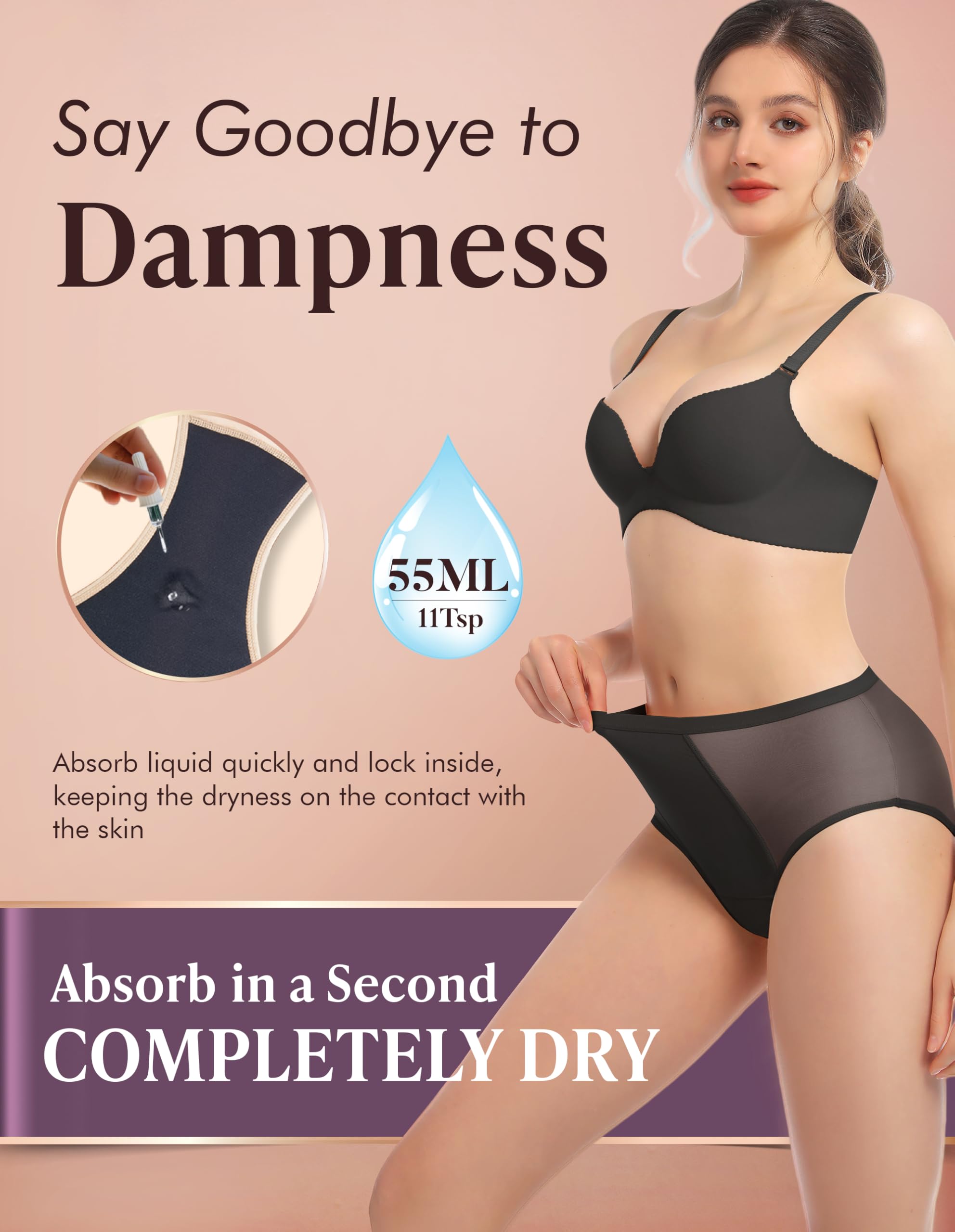 AIRCUTE underwear back view showing packaging and value