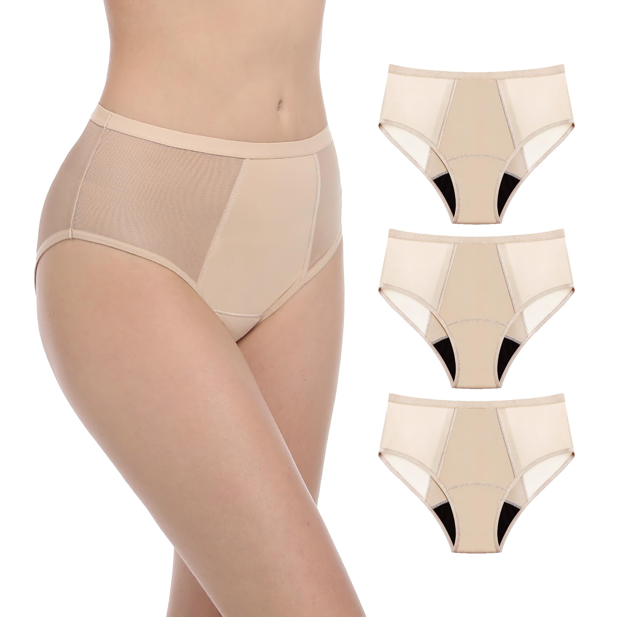 AIRCUTE washable women's incontinence underwear with secure protection and all-day comfort.