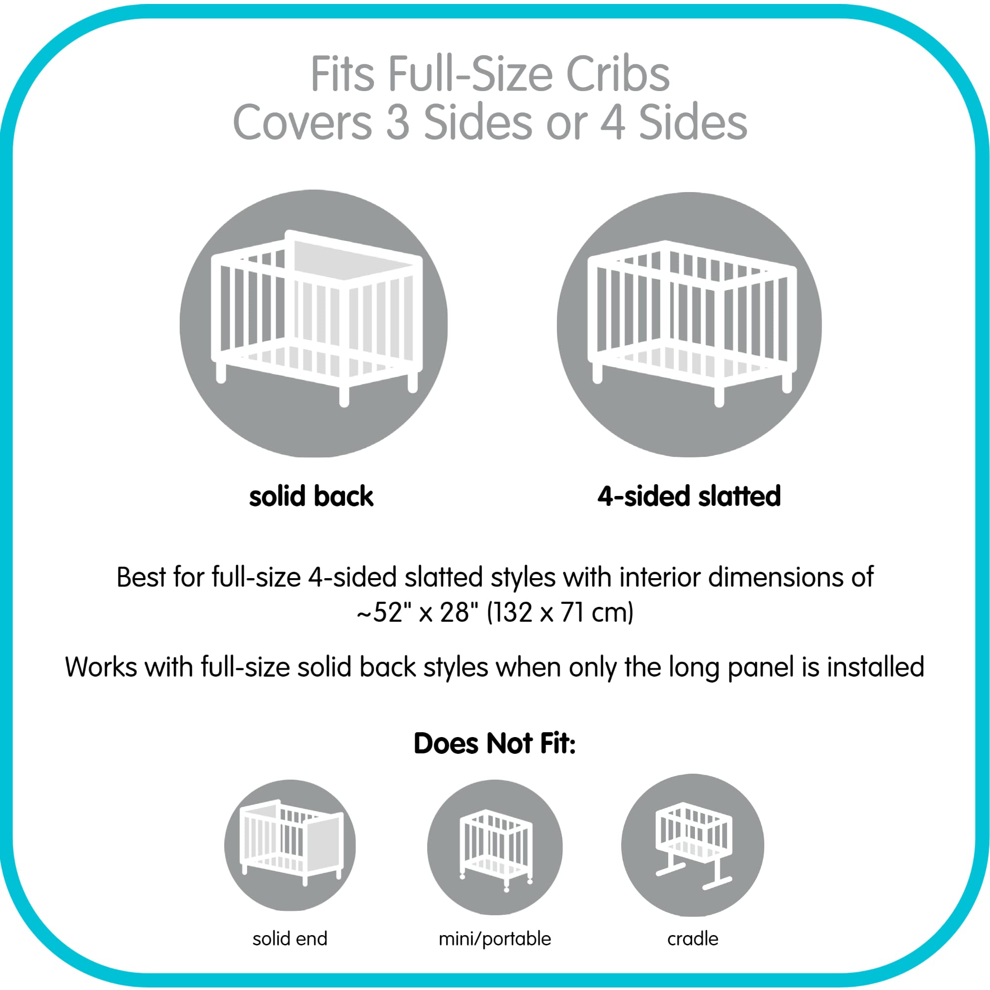AirflowBaby 2mm airflow mesh design promotes air circulation