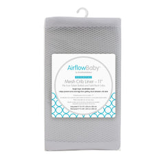 AirflowBaby breathable mesh liner for gray 11-foot full-size crib