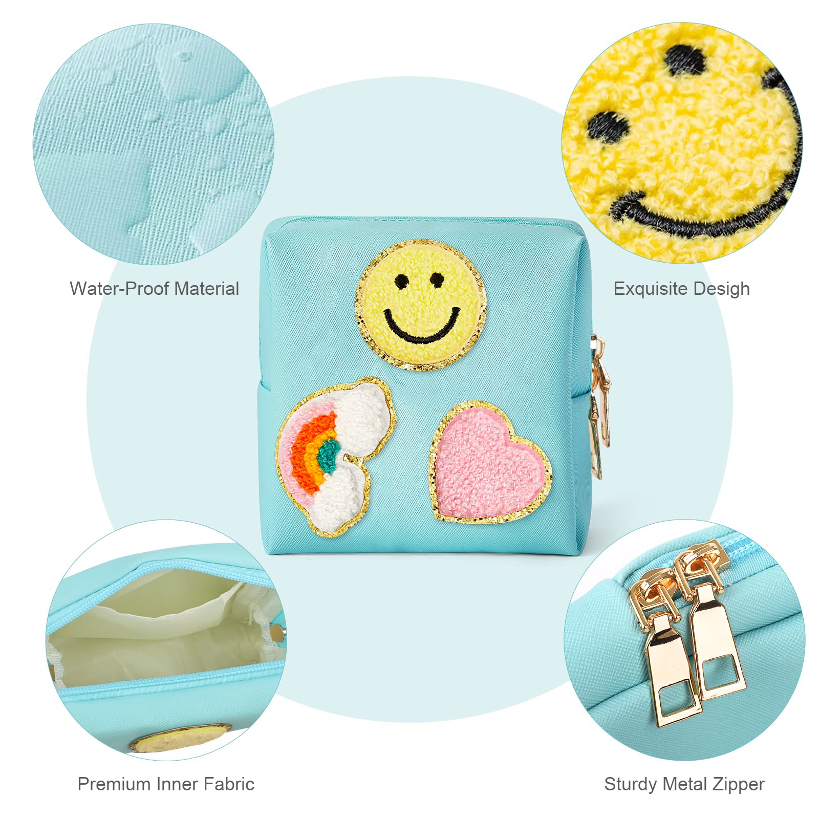 airogym Period Bag - interior-compartment: easy organization for tampons, pads, and cups.
